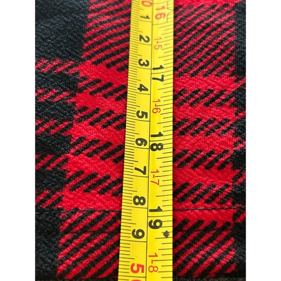 Red & Black Plaid Suspender Skirt Shein Curve OXL - Picture 5 of 6
